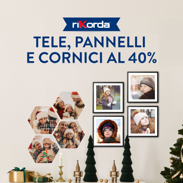 Articoli in Sconto al -40% Tele, pannelli e cornici in sconto al -40%